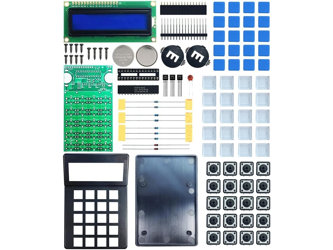 Kit De Bricolaje Para La Producción Electrónica De Calculadoras Lcd1062 Para Estudiantes De Secundaria Y Bachillerato.