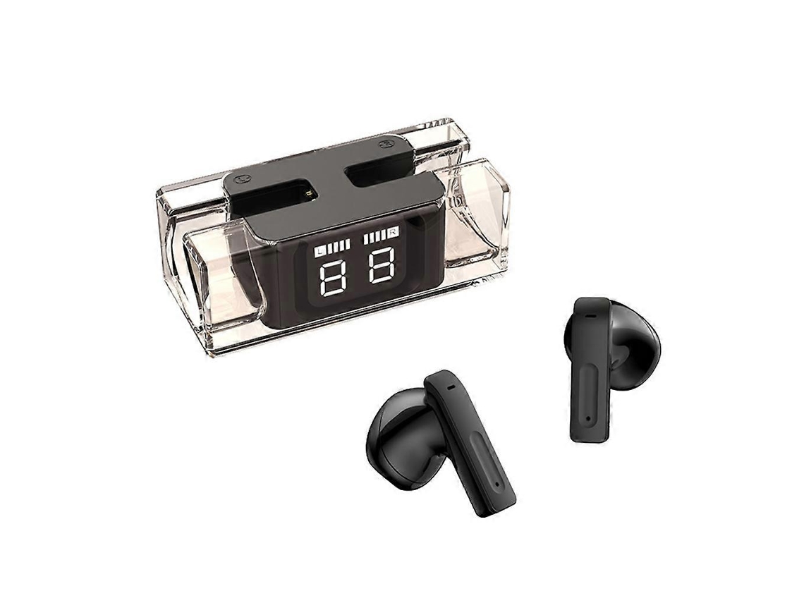 Auriculares inalámbricos compatibles con Bluetooth con estuche de carga y pantalla LED Ly Ebike