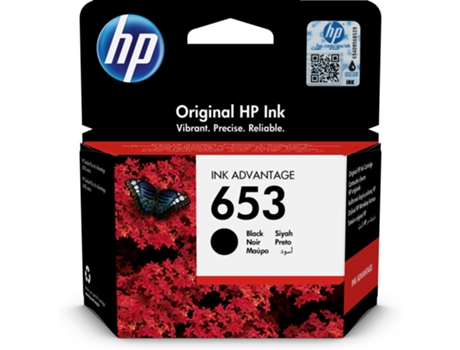 (AO)TINTEIRO HP 653 PRETO 3YM75AE