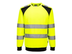 Sudadera Alta Visibilidad Ecológica Wx2 | Trabajo Sostenible Amarillo/negro / L