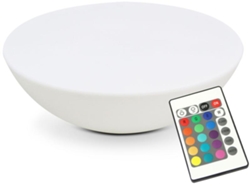 Mesa De Centro Redonda Con Luz Led