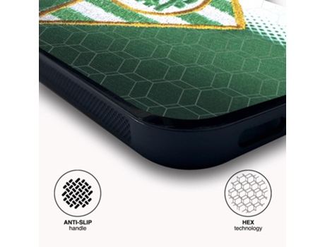 Funda Móvil Oficial Real Betis Fc para PHONECASES3D Piel Sintética Negro
