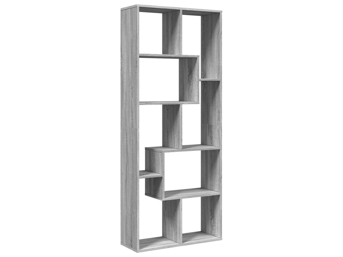 Estante divisorio Sonoma MAISON EXCLUSIVE con derivados de madera gris (67 x 25 x 161,5 cm)