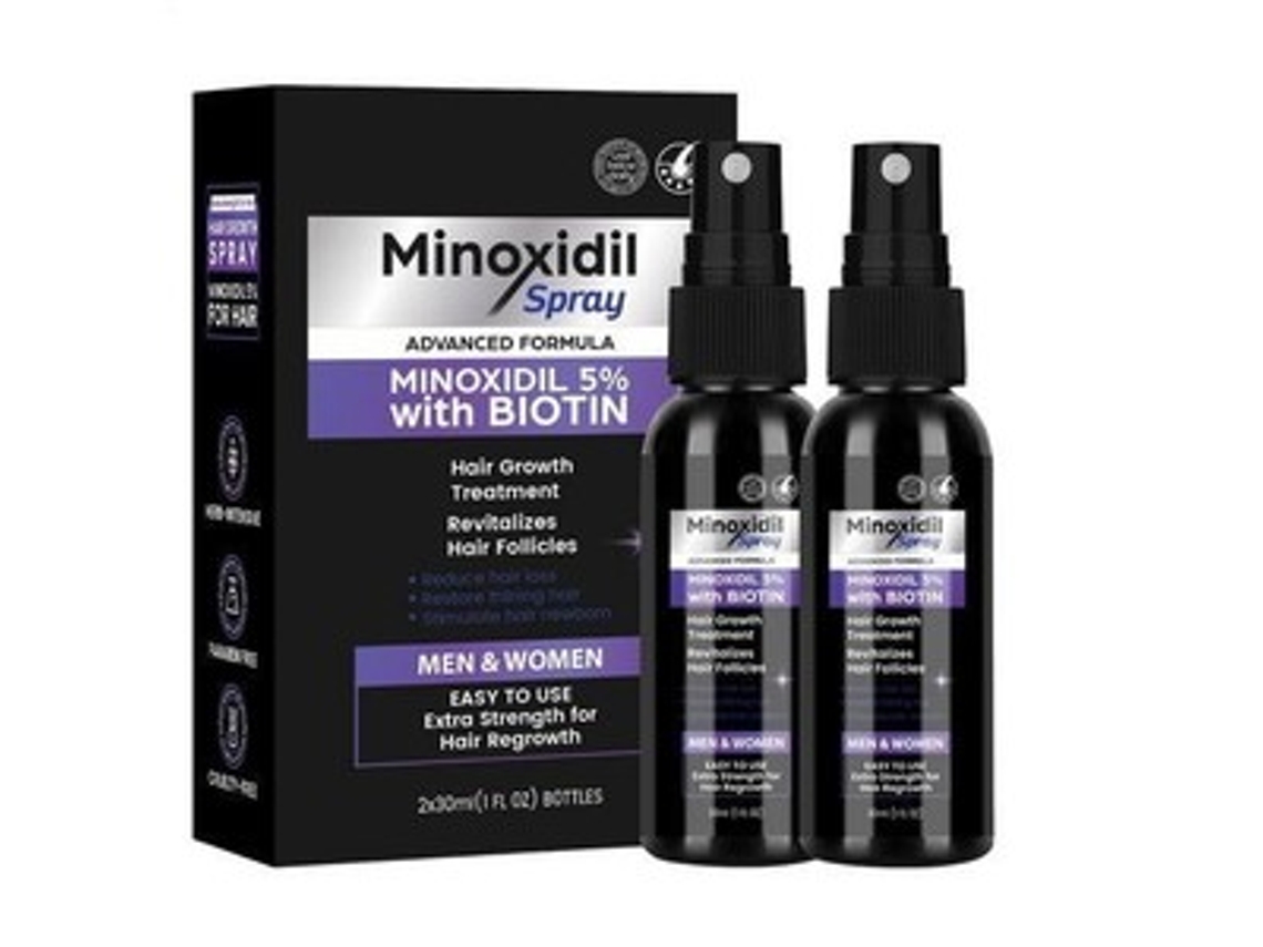 Spray para el crecimiento del cabello Zeuxo (4 unidades) para hombres y mujeres, para un cabello más sano y abundante.