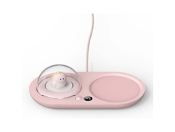 Calentador Eléctrico De Tazas De 20 W Con Temperatura Constante, 110 V, Color Rosa (taza No Incluida).
