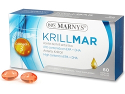 Suplemento Alimentar MARNYS Krillmar De Krill Antartico (60 Capsulas)