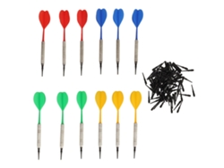 2026-12pcs Dardos De Puntas Suaves Para Principiantes Set Plástico Profesional Con 100 Puntas Para Tablero Electrónico Interior