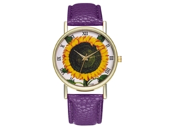Reloj de pulsera de silicona para mujer, estilo casual, esfera redonda, cuarzo azul.