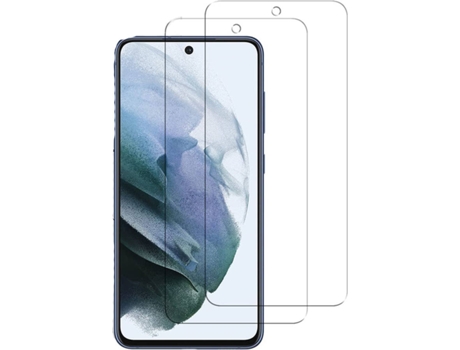 Kit 2 Protectores Samsung S21 FE Cristal Templado Case-Friendly