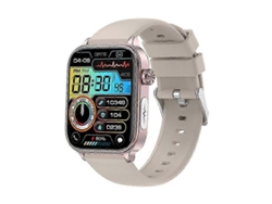 Reloj inteligente con ECG (electrocardiograma) para monitorizar la salud cardíaca y la temperatura.