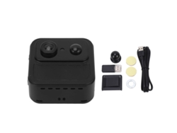 Cámara Compacta 4k Wifi Hd Con Visión Nocturna, Detección De Movimiento, Monitorización Remota, Ángulo De Visión De 160° Y Batería De 2000 Mah.