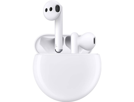Auriculares Bluetooth True Wireless HUAWEI Freebuds 3 (In Ear - Micrófono - Noise Cancelling - Blanco)