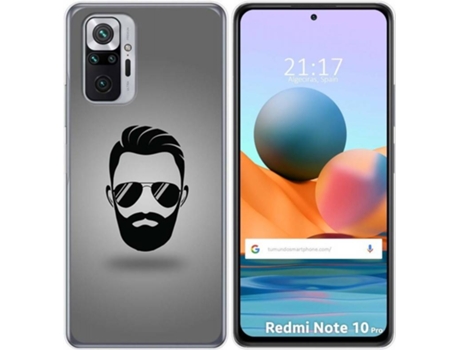 Carcasa Xiaomi Redmi Note 10 Pro TUMUNDOSMARTPHONE Barba Multicolor