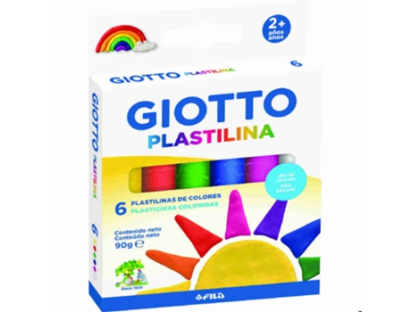 Plastilina GIOTTO 90 g6 Colores