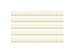 100 Pinzas De Carpeta Mini Flor Forma Fuerza Fuerte Metal Clip De Oficina Oro