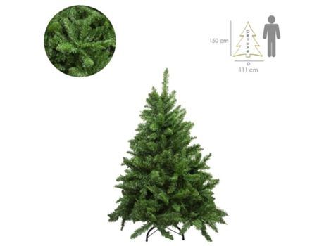 Arbol de Navidad Deluxe 150 cm 760 Ramas PVC MAURER