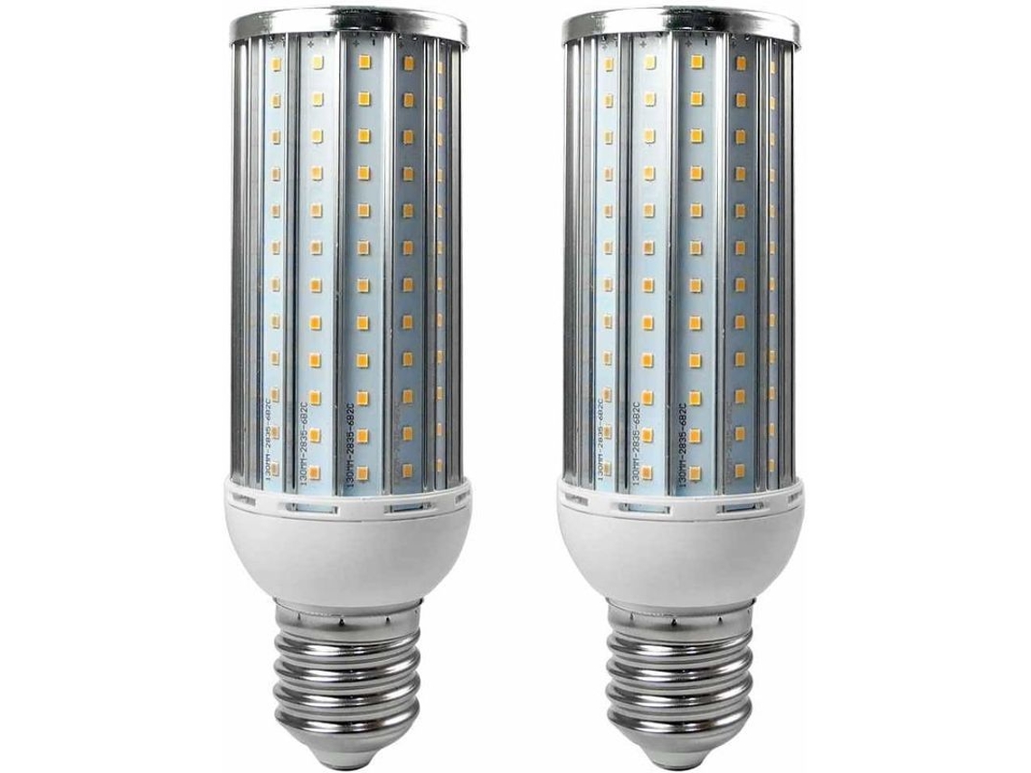 Bombilla Led E40 50w Aluminio Blanco Frío 192x2835 Smd Ca 110/220v (2 Unidades)