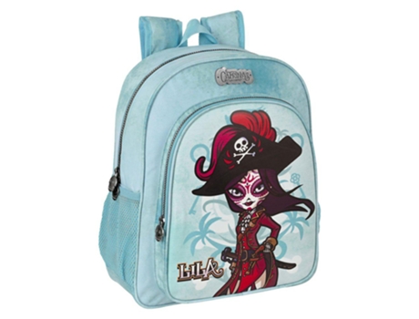 Safta Mochila Catrinas Claire Noelia Y Lila 38cm