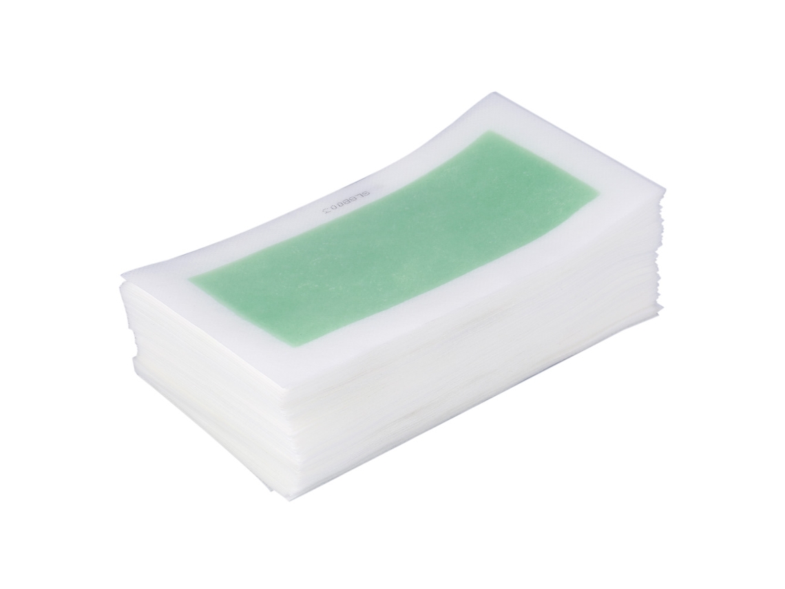 2026-10 Tiras de cera fría para depilación de piernas, brazos y axilas - Papel no tejido