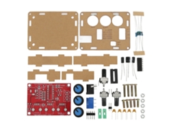Kit Generador De Señales Xr2206 Para Armar, Con Carcasa, Módulo De Resolución De 5 Dígitos Y Funciones: Onda Sinusoidal, Onda Triangular Y Onda Cuadrada.