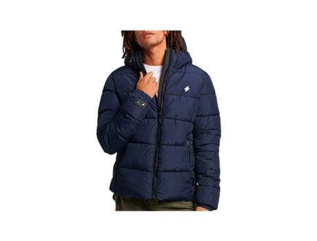 Plumífero de Hombre SUPERDRY Fuji Poliéster Azul (2XL)