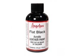 Pintura Cuero Y Polipiel Angelus 118 Ml (Negro Mate / Flat Black 101)