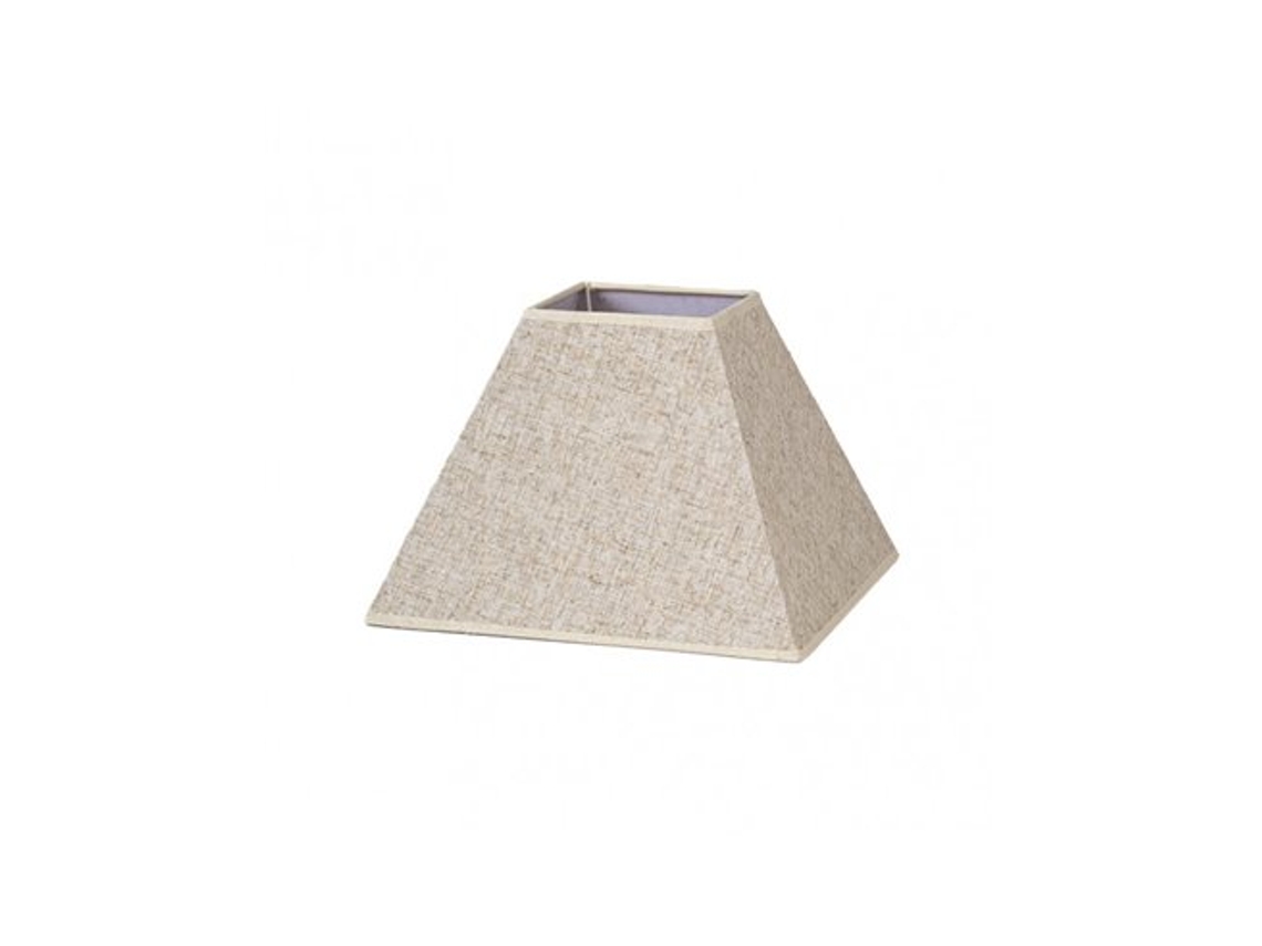 Pantalla Piramide Tenorio E27 Lino beige 40dx18dx28h