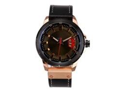 Reloj De Pulsera Hombre Curren Moda Cuarzo Correa Cuero Impermeable