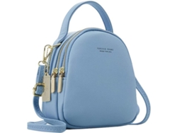 Mochila de hombro pequeña (azul claro)