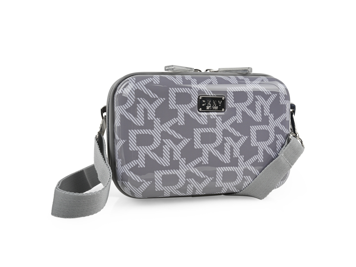 Neceser Viaje Rigido DKNY DKNY-1001 Deco Signature Cosmetic Case lt charcoal/white (22X14x10 Cm)