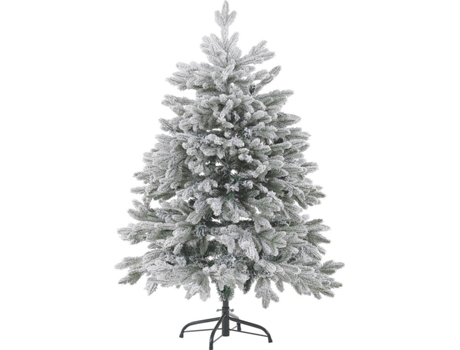 Árbol de Navidad efecto nieve 120 cm blanco BELIANI Foraker