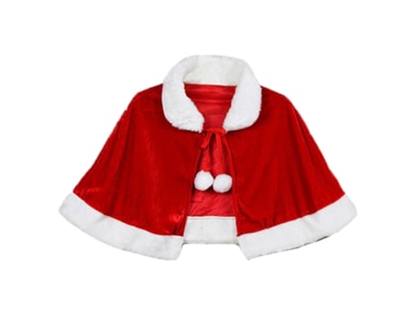 Capa de mantón de Navidad Cabo Sra. Papá Noel Cabo Disfraz de Halloween Disfraz de Navidad