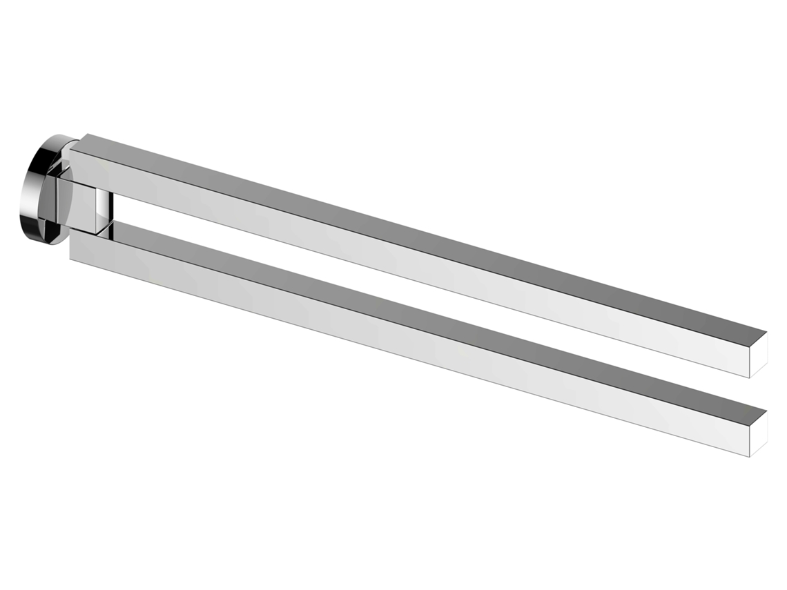 Toallero Keuco Edition 90, 450 Mm De Profundidad, 2 Brazos, Orientable, 19018010000