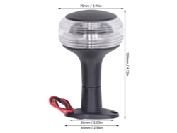 Luz de ancla LED marina 2026-as-as, 360°, 2 nm, IP65, resistente al agua, para barcos y yates, 2 W, 10-24 V.