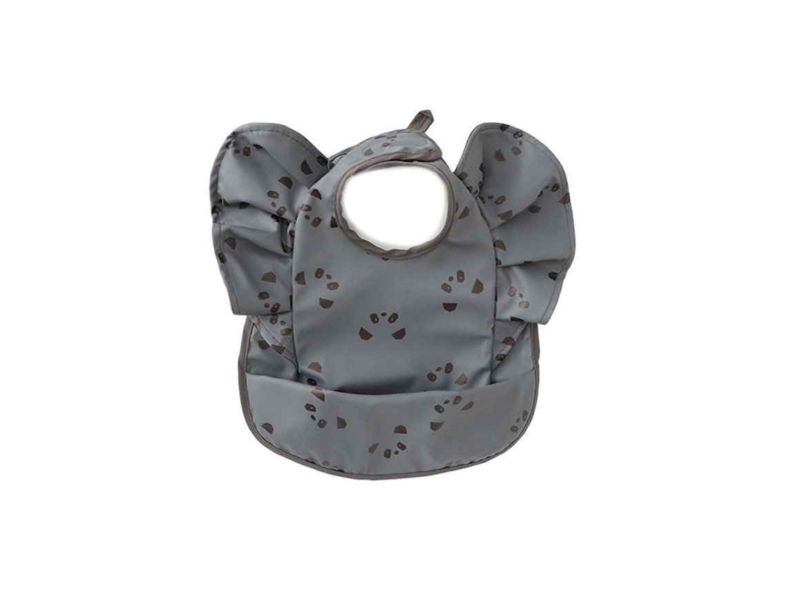Babero ajustable para alimentación de bebés, suave, ligero, fácil de llevar, con diseño de alas, paño para eructar, fácil de limpiar para niños pequeños.