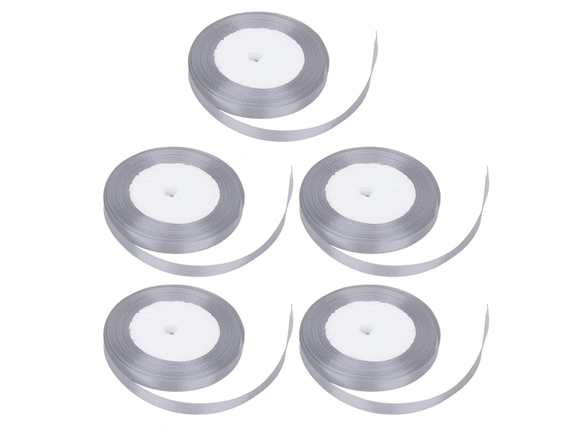 Vlrla-5 Pcs Waterproof Gift Wrapping Ribbon (0.4in Wide, 24.1yd Long)