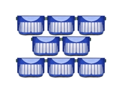 8 filtros para aspiradora robot compatibles con las series Irobot Roomba 500/600.