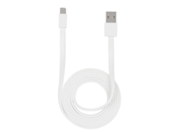 Cable De Datos Usb Portátil De Carga Rápida De 120 Cm Para Teléfonos Móviles (blanco)