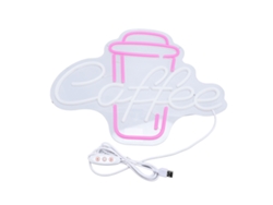Letrero LED USB Aetheria Neo, luz de café de bajo consumo para decoración de fiestas y publicidad.
