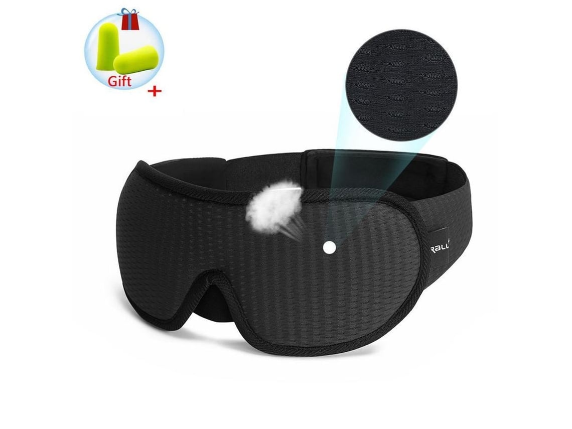 Antifaz Para Dormir 3d Que Bloquea La Luz, Suave, Transpirable, Para Viajes Y Uso Nocturno.