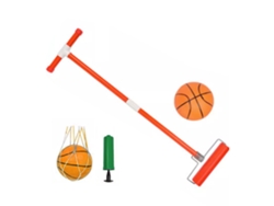 Ats-juego De Pelota Rodante Para Niños Set Entrenamiento Deportivo Juguete De Pelota De Arrastre Interactivo Al Aire Libre Rojo