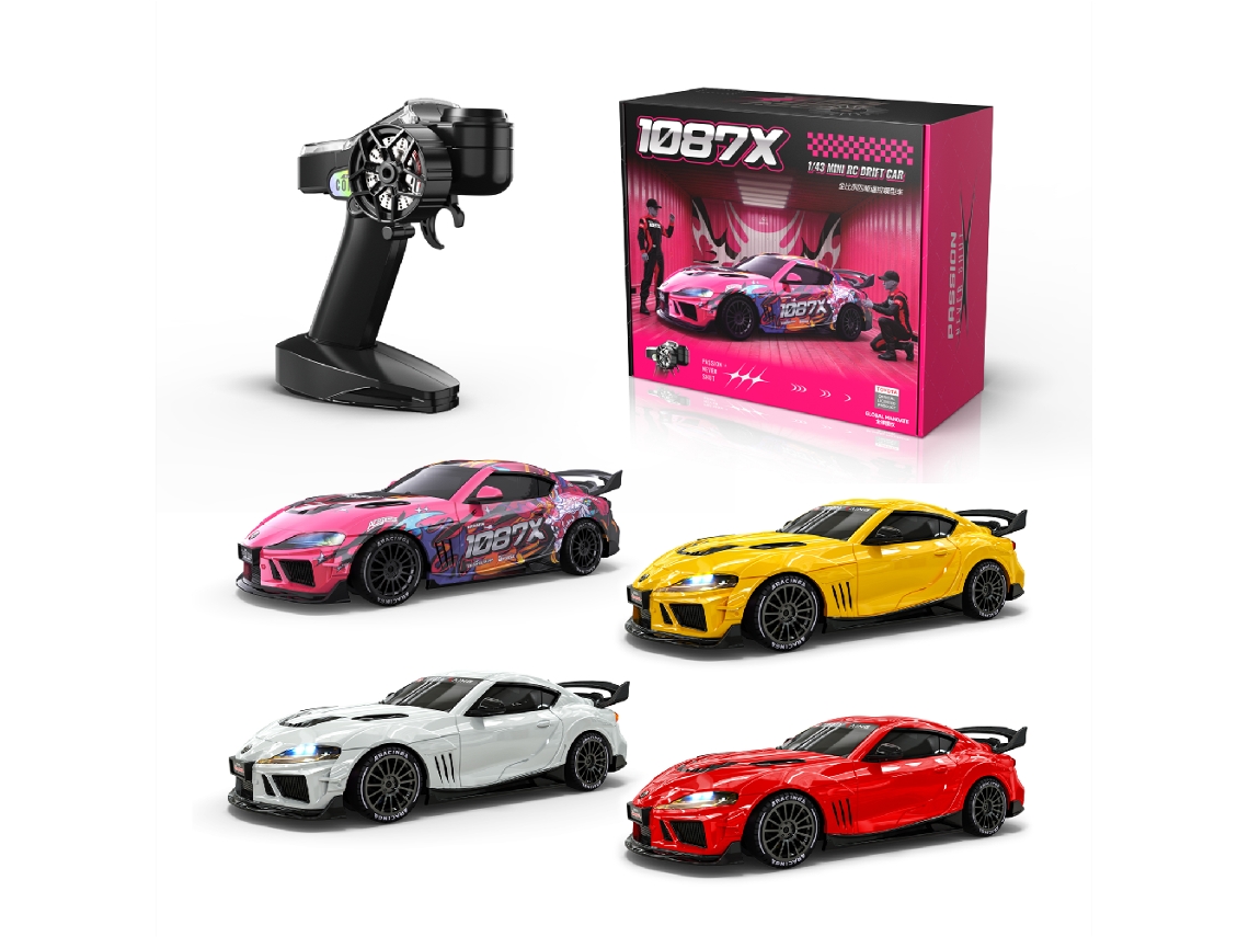 Blancojxc Sp4301 Supra Licenciado Rtr 1/43 2.4g 4wd Drift Giroscopio Proporcional Led Alta Velocidad On-road Regalo Niños Juguetes