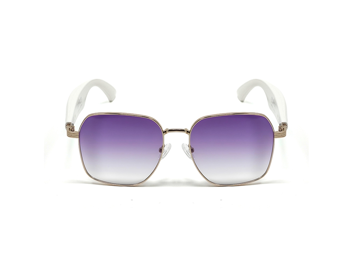 Gafas inteligentes Chrui Gy200 con protección UV y traducción automática de diálogos con IA en más de 100 idiomas (moradas)
