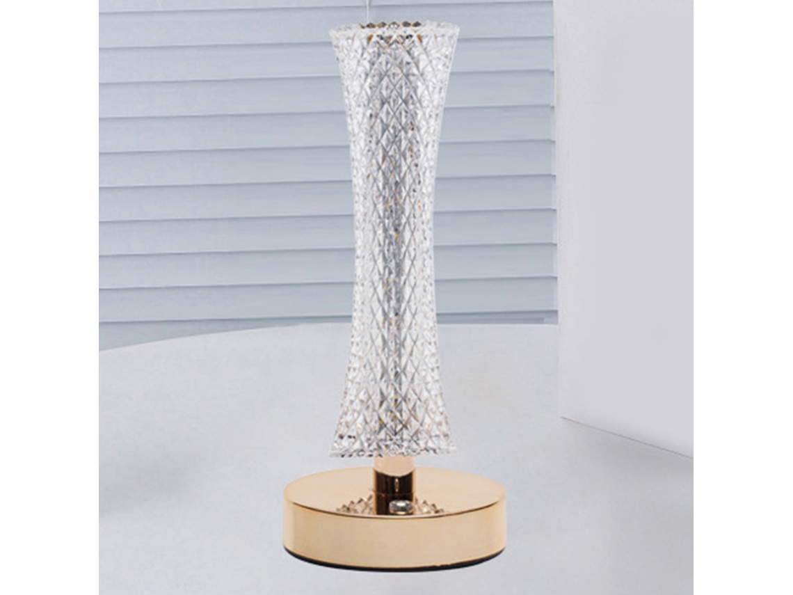 2026-lámpara De Mesa De Cristal Recargable Con Protección Ocular, Regulable, Luz Ambiente, Regalo Romántico