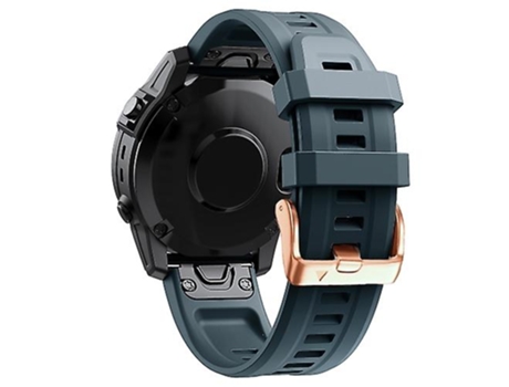 Correa Smartwatch Para Garmin Fenix 7S 20Mm Correa De Silicona Azul Marino VENISYMLIS