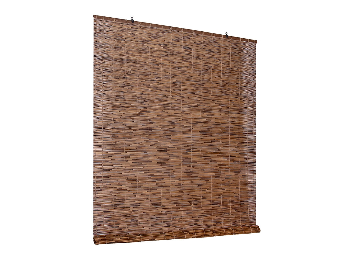 Estor Bambú Oscuro - Elegancia Y Privacidad Para Tu Hogar 2x2 M / Multicolor
