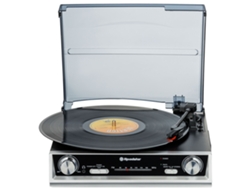 Tocadiscos Vinilo 33/45/78 Rpm ROADSTAR Ttr-8634 Negro
