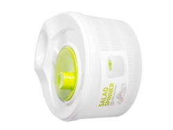 Centrifugadora de ensalada multifuncional de plástico para lechuga, verduras y frutas, ideal para uso doméstico y culinario.