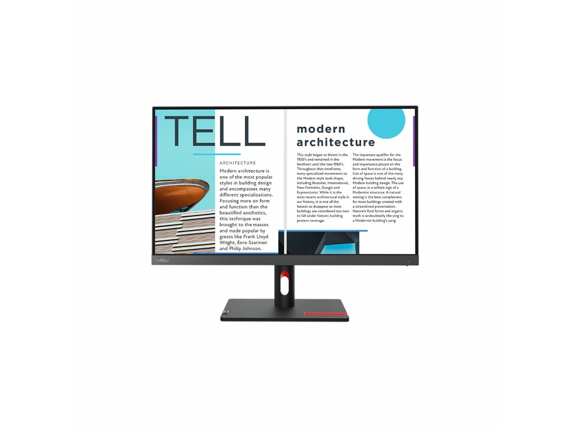 Monitor LENOVO ThinkVision S25E-30 (sRGB - Full HD - VA - Enchufe EU - 24,5" - 6 ms)