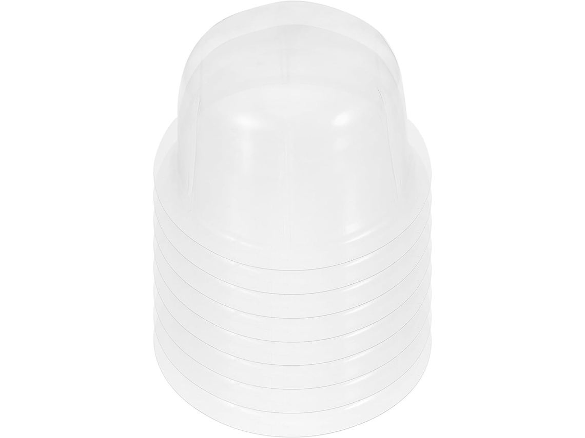 Juego 8 Soportes Pvc Sombreros Ideales Niños Niñas Redondos Prácticos 52 Tamaño Ligeros Portátiles Guardar